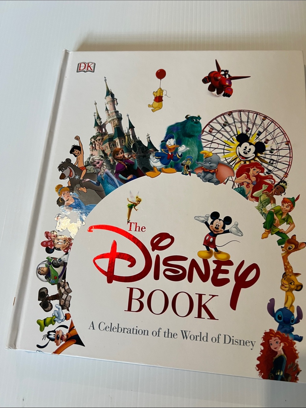 Disney White Multicolor Character Cover Book